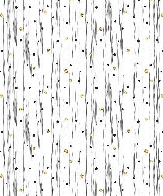 Fabric roller blind for window Stripes and dots