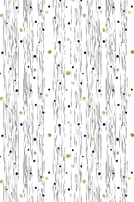 Fabric roller blind for window Stripes and dots