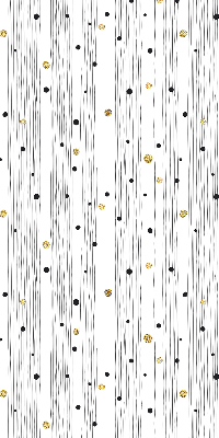 Fabric roller blind for window Stripes and dots