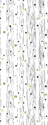 Fabric roller blind for window Stripes and dots