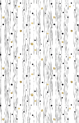 Fabric roller blind for window Stripes and dots