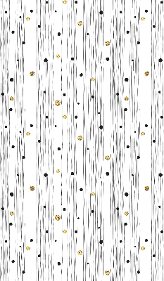Fabric roller blind for window Stripes and dots