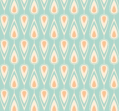 Fabric roller blind for window colorful avocado print