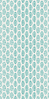 Blackout roller blind Blue leaves