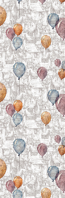 Blackout roller blind for window Balloons