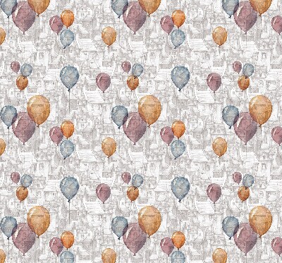 Blackout roller blind for window Balloons
