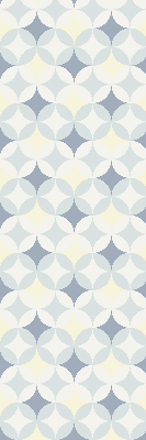 Fabric roller blind for window Colorful stars