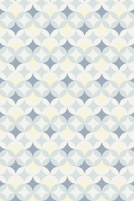 Fabric roller blind for window Colorful stars