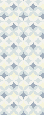 Fabric roller blind for window Colorful stars