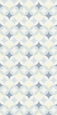 Fabric roller blind for window Colorful stars