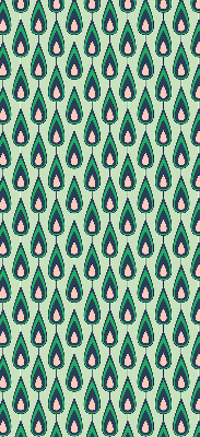 Blackout roller blind Drawn avocado