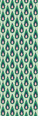 Blackout roller blind Drawn avocado
