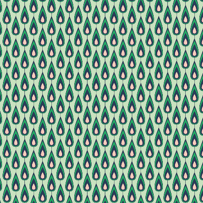 Blackout roller blind Drawn avocado