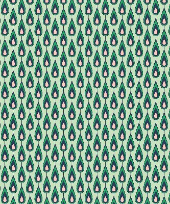 Blackout roller blind Drawn avocado