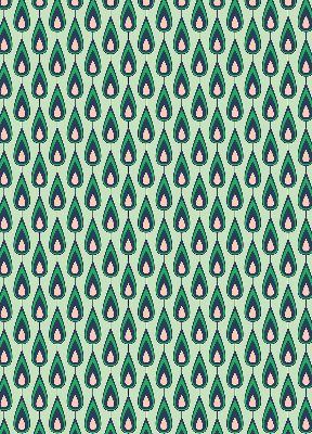Blackout roller blind Drawn avocado