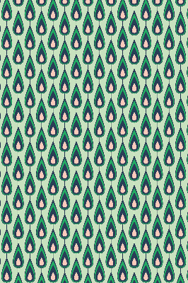 Blackout roller blind Drawn avocado