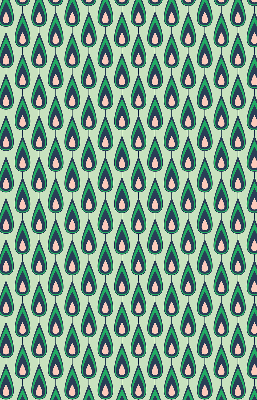 Blackout roller blind Drawn avocado