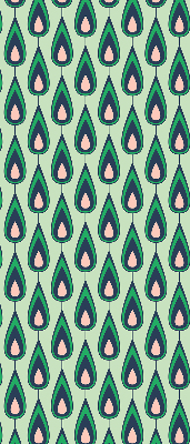 Blackout roller blind Drawn avocado