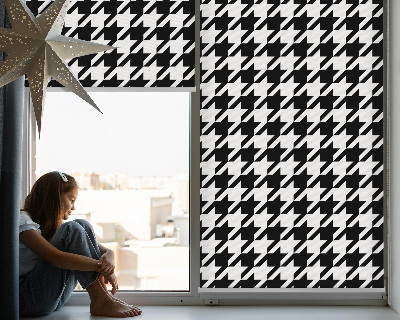 Blackout roller blind for window Geometric pattern