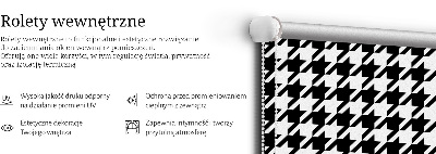 Blackout roller blind for window Geometric pattern