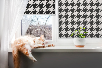 Blackout roller blind for window Geometric pattern