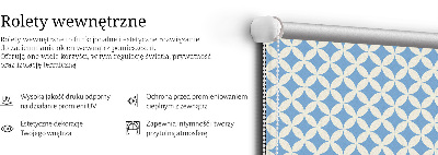 Blackout roller blind Blue stars