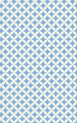Blackout roller blind with blue stars pattern