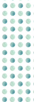 Blackout roller blind for window Turquoise dots on a white background