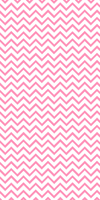 Fabric roller blind for window Horizontal pink zigzags