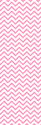 Fabric roller blind for window Horizontal pink zigzags