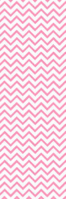 Fabric roller blind for window Horizontal pink zigzags