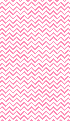 Fabric roller blind for window with horizontal pink zigzags