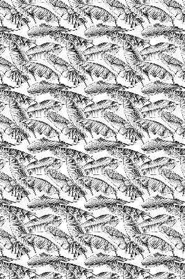 Blackout roller blind Fern leaves