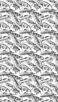 Blackout roller blind Fern leaves
