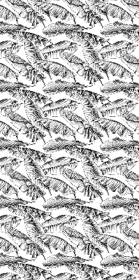 Blackout roller blind Fern leaves