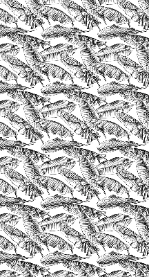Blackout roller blind Fern leaves
