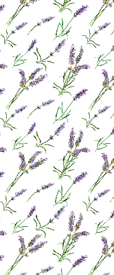 Fabric roller blind for window Lavender