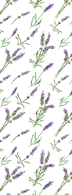 Fabric roller blind for window Lavender