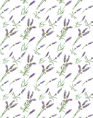 Fabric roller blind for window Lavender