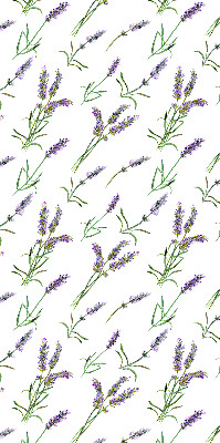 Fabric roller blind for window Lavender