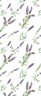 Fabric roller blind for window Lavender