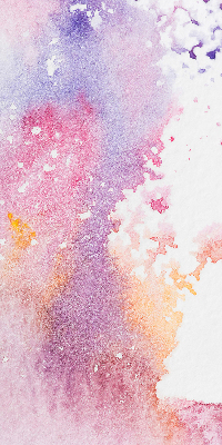 Blackout roller blind artistic paint spill design
