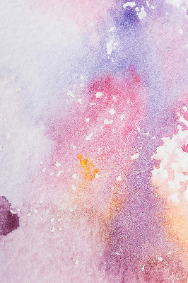 Blackout roller blind artistic paint spill design