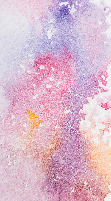 Blackout roller blind artistic paint spill design