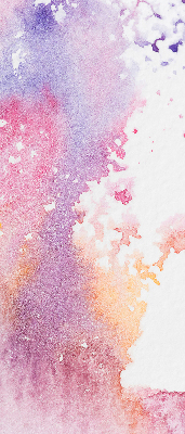 Blackout roller blind artistic paint spill design