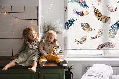 Blackout roller blind Feathers
