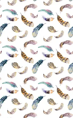 Blackout roller blind with Feathers pattern