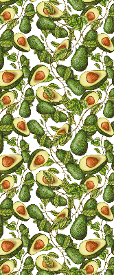 Blackout roller blind in avocado