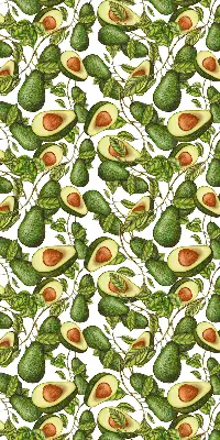 Blackout roller blind in avocado