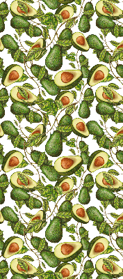 Blackout roller blind in avocado
